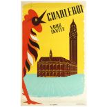 Travel Poster Charleroi Invites You Belgium