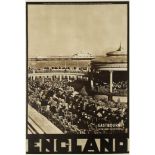 Travel Poster England Eastbourne Pier Val Doone