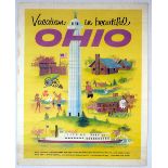 Travel Poster Vacation in Beautiful Ohio Kocab USA