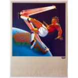 Sport Poster Levi's Moscow 1980 Olympics South America Footballer