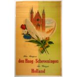 Travel Poster The Hague Scheveningen Holland