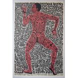 Advertising Poster Keith Haring Tony Shafrazi Gallery 1984