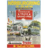 Sport Poster Nurburgring Truck Grand Prix ADAC Racing