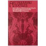 Advertising Poster Art Nouveau Textiles London Victoria Albert Museum