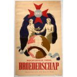 Advertising Poster International Order of Good Templars Brotherhood Broederschap