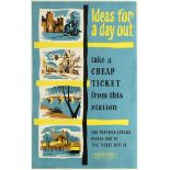Travel Poster Day Out Ideas British Railways Southern Essex Surrey London