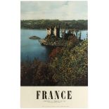 Travel Poster France Limousin Chateau De Val