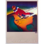 Sport Poster Levi's Moscow 1980 Olympics North America Ski