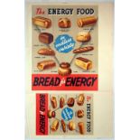 Propaganda Poster The Energy Food Bread for Energy.