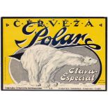 Advertising Poster Polar Beer Cerveza Cuba Havana