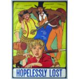 Movie Poster Hopelessly Lost Sovexportfilm USSR Huckleberry Finn