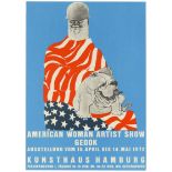 Advertising Poster American Woman Artist Show May Stevens Germany