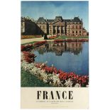 Travel Poster France Lorraine Chateau Des Ducs Luneville