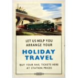 Original Travel Poster Holiday Travel Wolstenholme D209 British Railways