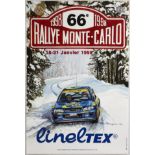Original Sport Poster Rallye Monte Carlo 1998
