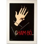 Original Advertising Poster Seul Gham-bo Modernism Paul Colin