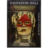 Original Advertising Poster Salvador Dali Exhibition Mae West Zurich Switzerland