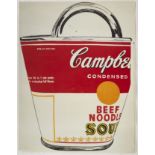 Original Advertising Poster Andy Warhol Campbell Soup Can