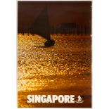 Original Travel Poster Singapore Airlines