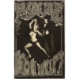 Original Advertising Poster Make Love Not War Bruce Fleming