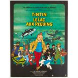 Original Movie Poster Tintin and the Lake of Sharks Herge