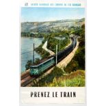 Original Travel Poster Prenez le Train SNCF France Railways
