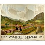 Original Travel Poster Western Highlands LNER LMS Scotland