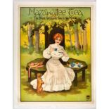 Original Advertising Poster Mazawattee Tea