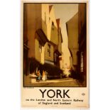 Original Travel Poster York The Shambles LNER Railway