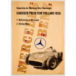 Original Advertising Poster Mercedes Benz Holland Grand Prix Formula One