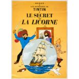 Original Advertising Poster The Adventures of Tintin and The Secret of the Unicorn