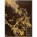 Original Advertising Poster Dexter Gordon Jazz Jaume Canut