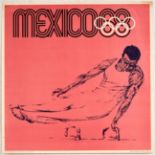 Original Sport Poster Mexico 1968 Olympics Pommel Horse Lance Wyman