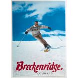Original Sport Poster Breckenridge Colorado