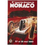 Original Sport Poster Grand Prix De Monaco Historique 2000