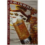 Original Advertising Poster Set Smirnoff Vodka Mix Orange Lime Cola