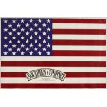 Original Advertising Poster Southern Comfort USA Flag