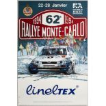Original Sport Poster Rallye Monte Carlo 1994
