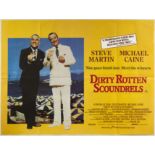 Original Movie Poster Dirty Rotten Scoundrels Steve Martin Michael Caine Quad