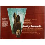 Original Movie Poster Goodbye Emmanuelle Erotica Quad