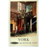 Original Travel Poster York British Railways