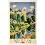 Original Travel Poster Belgium Ardennes BEA British Railways