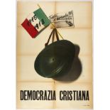 Original Propaganda Poster Democrazia Cristiana Elections Italy