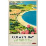Original Travel Poster Colwyn Bay British Railways Wales