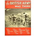 War Poster British Army WWII British Information Services