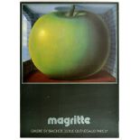 Advertising Poster Magritte Art Exhibition Apple Galerie Isy Brachot