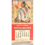 Advertising Poster Empire Builder Crow Chief Great Northern Railway