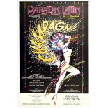 Advertising Poster Paradis Latin Champagne Cabaret Paris