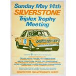 Sport Poster Silverstone Triplex Trophy Car Racing BARC