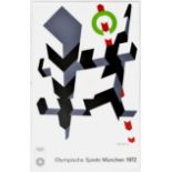 Sport Poster Munich Olympic Games Allan DArcangelo